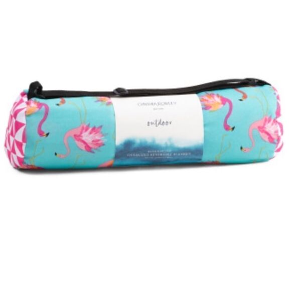 NWT! Cynthia Rowley Pink Flamingo 🦩 Blanket! - Picture 7 of 7